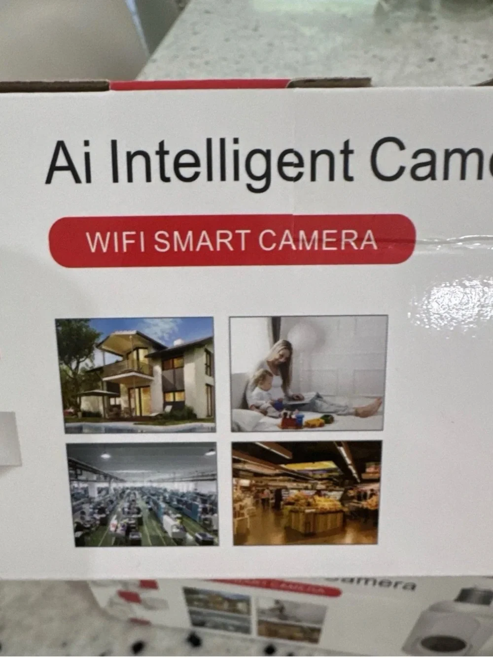 White AI Intelligent WiFi Smart Camera (2-Pack)